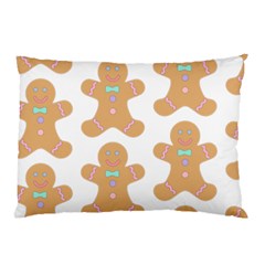 Pattern Christmas Biscuits Pastries Pillow Case by Simbadda