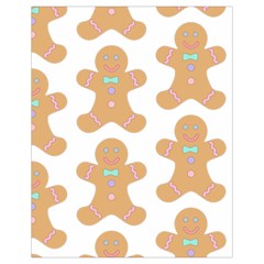 Pattern Christmas Biscuits Pastries Drawstring Bag (small) by Simbadda