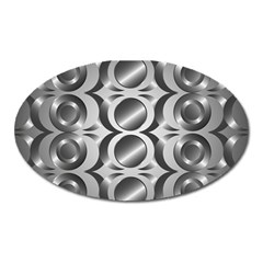 Metal Circle Background Ring Oval Magnet by Simbadda