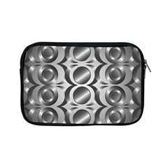 Metal Circle Background Ring Apple Ipad Mini Zipper Cases by Simbadda