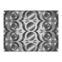 Metal Circle Background Ring Double Sided Flano Blanket (mini) 