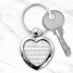 Jingle Bells Song Christmas Carol Key Chains (heart)  by Simbadda