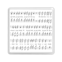 Jingle Bells Song Christmas Carol Memory Card Reader (square) by Simbadda