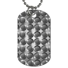 Metal Circle Background Ring Dog Tag (two Sides) by Simbadda