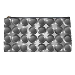 Metal Circle Background Ring Pencil Cases by Simbadda