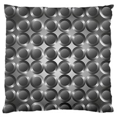 Metal Circle Background Ring Standard Flano Cushion Case (two Sides) by Simbadda