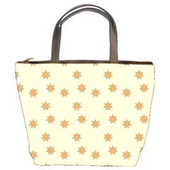 Pattern Gingerbread Star Bucket Bag by Simbadda