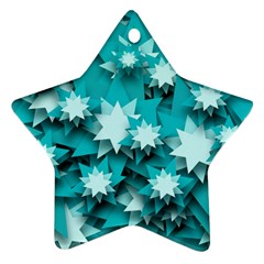 Stars Christmas Ice Decoration Ornament (star) by Simbadda