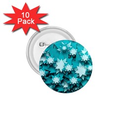 Stars Christmas Ice Decoration 1 75  Buttons (10 Pack) by Simbadda