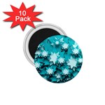 Stars Christmas Ice Decoration 1.75  Magnets (10 pack)  Front