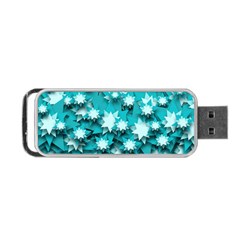 Stars Christmas Ice Decoration Portable Usb Flash (two Sides) by Simbadda