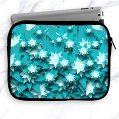 Stars Christmas Ice Decoration Apple Ipad 2/3/4 Zipper Cases by Simbadda