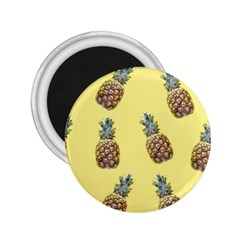 Pineapples Fruit Pattern Texture 2 25  Magnets by Simbadda