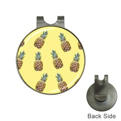 Pineapples Fruit Pattern Texture Hat Clips With Golf Markers by Simbadda