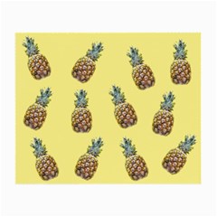 Pineapples Fruit Pattern Texture Small Glasses Cloth by Simbadda