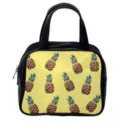 Pineapples Fruit Pattern Texture Classic Handbag (one Side) by Simbadda