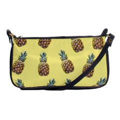 Pineapples Fruit Pattern Texture Shoulder Clutch Bag by Simbadda