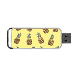 Pineapples Fruit Pattern Texture Portable Usb Flash (two Sides) by Simbadda