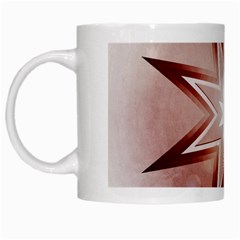 Star Christmas Festival Decoration White Mugs