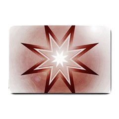 Star Christmas Festival Decoration Small Doormat  by Simbadda