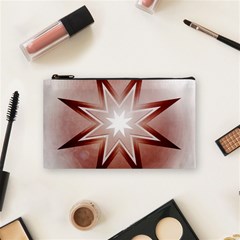 Star Christmas Festival Decoration Cosmetic Bag (small) by Simbadda