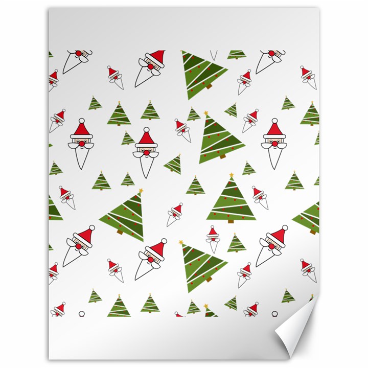 Christmas Santa Claus Decoration Canvas 12  x 16 