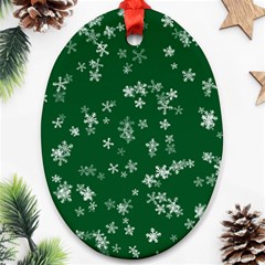 Template Winter Christmas Xmas Ornament (oval)