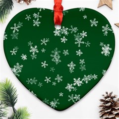 Template Winter Christmas Xmas Ornament (heart) by Simbadda