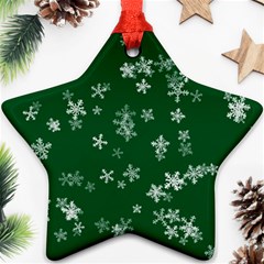 Template Winter Christmas Xmas Ornament (star)