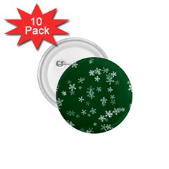 Template Winter Christmas Xmas 1 75  Buttons (10 Pack)