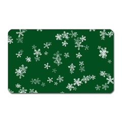 Template Winter Christmas Xmas Magnet (rectangular)