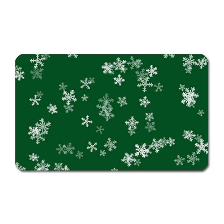 Template Winter Christmas Xmas Magnet (Rectangular)