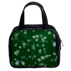 Template Winter Christmas Xmas Classic Handbag (two Sides)