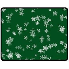 Template Winter Christmas Xmas Fleece Blanket (medium) 