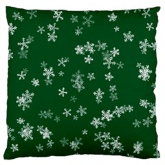 Template Winter Christmas Xmas Standard Flano Cushion Case (one Side)