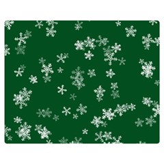 Template Winter Christmas Xmas Double Sided Flano Blanket (medium)  by Simbadda