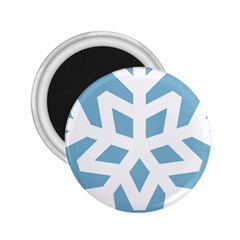 Snowflake Snow Flake White Winter 2 25  Magnets