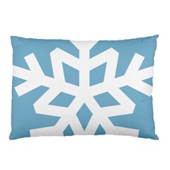 Snowflake Snow Flake White Winter Pillow Case