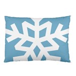 Snowflake Snow Flake White Winter Pillow Case 26.62 x18.9  Pillow Case