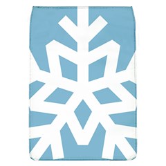 Snowflake Snow Flake White Winter Removable Flap Cover (l)