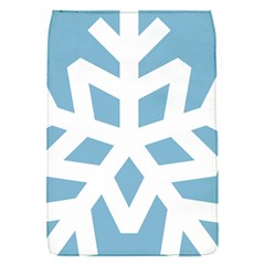 Snowflake Snow Flake White Winter Removable Flap Cover (s) by Simbadda