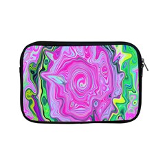 Groovy Pink, Blue And Green Abstract Liquid Art Apple Ipad Mini Zipper Cases by myrubiogarden