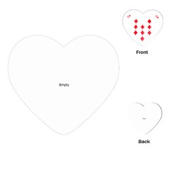 Paisley White And Black Playing Cards (heart) by alllovelyideas