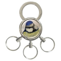 Blue Tit  3-ring Key Chains by ArtByThree