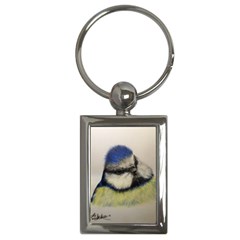 Blue Tit  Key Chains (rectangle)  by ArtByThree