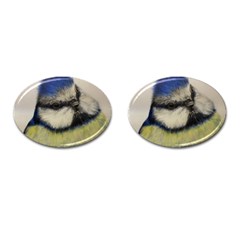 Blue Tit  Cufflinks (oval) by ArtByThree