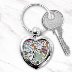 Sledscape Key Chains (heart)  by chellerayartisans