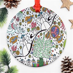 Sledscape Round Ornament (Two Sides)