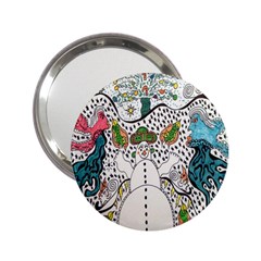 Happysnowman 2 25  Handbag Mirrors by chellerayartisans