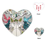 Happysnowman Playing Cards (Heart) Front